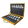 K0ala™ 24pcs Gold Stainless Steel Cutlery Set